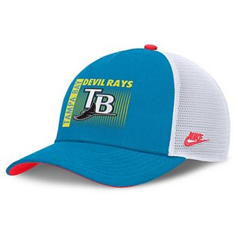 Men's Nike Teal Tampa Bay Rays Neon 90s Rise Structured Performance Adjustable Trucker Hat