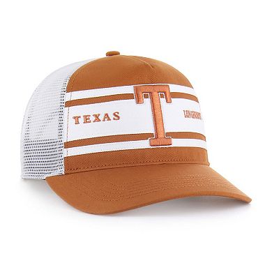 Youth '47 Texas Orange/White Texas Longhorns Super Stripe Hitch Adjustable Trucker Hat