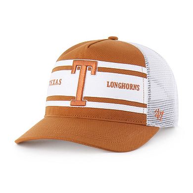 Youth '47 Texas Orange/White Texas Longhorns Super Stripe Hitch Adjustable Trucker Hat