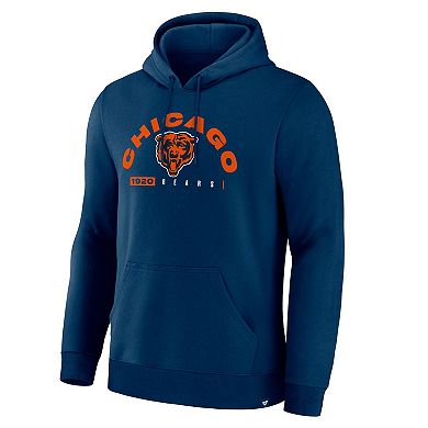 Men's Fanatics Navy Chicago Bears Delay of Game Legacy Pullover Hoodie
