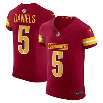 Men's Nike Jayden Daniels Burgundy Washington Commanders Team Vapor F.U.S.E. Elite Jersey