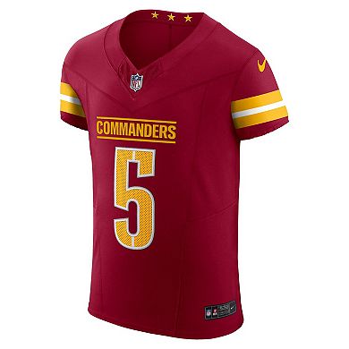 Men's Nike Jayden Daniels Burgundy Washington Commanders Team Vapor F.U.S.E. Elite Jersey