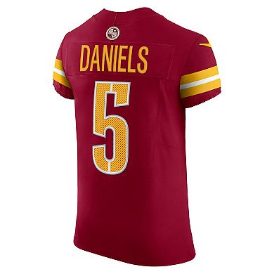 Men's Nike Jayden Daniels Burgundy Washington Commanders Team Vapor F.U.S.E. Elite Jersey