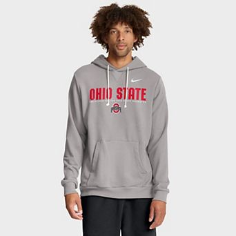 Men's Nike Gray Ohio State Buckeyes 2025 Sideline Standard Issue Dri-FIT Hoodie