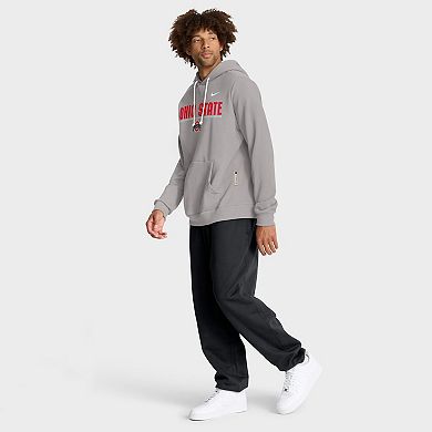 Men's Nike Gray Ohio State Buckeyes 2025 Sideline Standard Issue Dri-FIT Hoodie