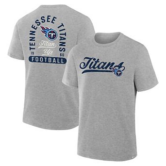 Men's Fanatics Heather Gray Tennessee Titans Fluid Motion Legacy T-Shirt