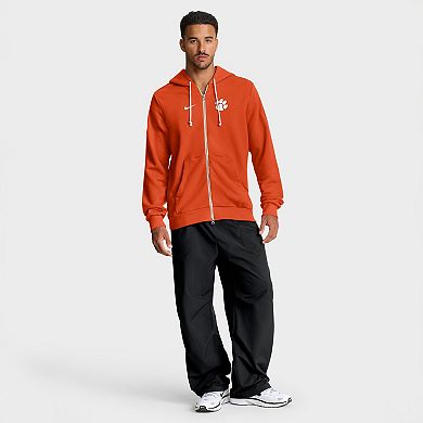 Men's Nike Orange Clemson Tigers 2025 Sideline Standard Issue Dri-FIT Full-Zip Hoodie