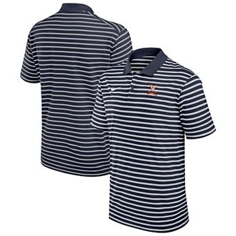 Men's Nike Navy Virginia Cavaliers Victory Stripe Performance Polo