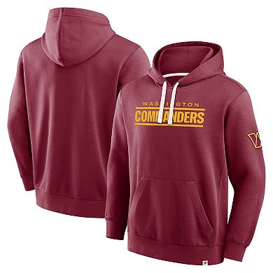 Men's Fanatics Burgundy Washington Commanders New Horizons Heritage Pullover Hoodie