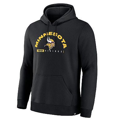 Men's Fanatics Black Minnesota Vikings Delay of Game Legacy Pullover Hoodie