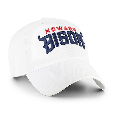 Men's '47 White Howard Bison Clean Up Adjustable Hat