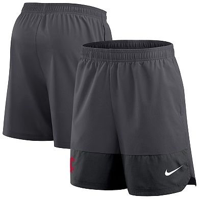 Men's Nike Anthracite Washington State Cougars 2025 Sideline Performance Shorts