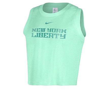 Women's Nike Mint New York Liberty Mesh Tank Top