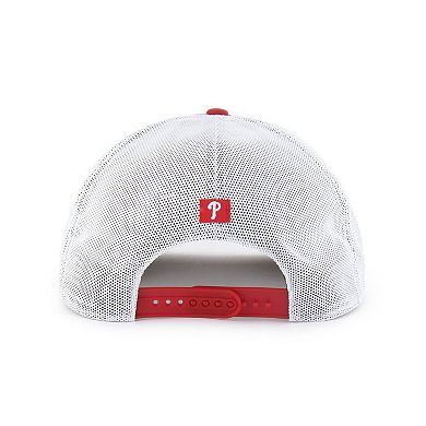 Men's '47 Red Philadelphia Phillies Brrr Downburst Mesh Hitch Adjustable Hat