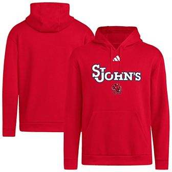 Men's adidas Red St. John's Red Storm Pullover Hoodie