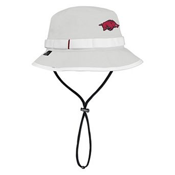 Men's Nike Gray Arkansas Razorbacks 2025 On-Field Boonie Performance Bucket Hat