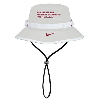 Men's Nike Gray Arkansas Razorbacks 2025 On-Field Boonie Performance Bucket Hat