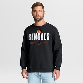 Men's Fanatics Black Cincinnati Bengals Direct Handoff Legacy Pullover Sweatshirt