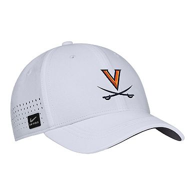 Men's Nike White Virginia Cavaliers 2025 On-Field Performance Flex Hat