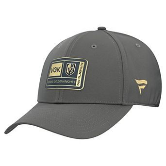 Men's Fanatics Gray Vegas Golden Knights Authentic Pro Training Camp Flex Hat