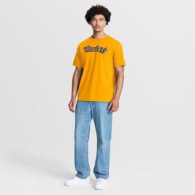 Men's Fanatics Gold Pittsburgh Steelers Fluid Motion Legacy T-Shirt