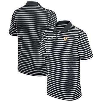 Men's Nike Black Vanderbilt Commodores Victory Stripe Performance Polo