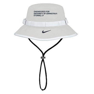Men's Nike Gray UConn Huskies 2025 On-Field Boonie Performance Bucket Hat
