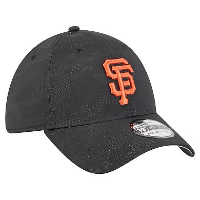 Men's New Era Black San Francisco Giants Tonal Camo 39THIRTY Flex Hat