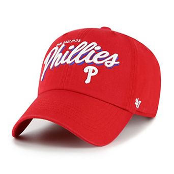 Women's '47 Red Philadelphia Phillies Ariana Clean Up Adjustable Hat