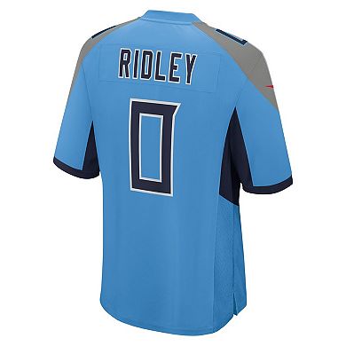 Men's Nike Calvin Ridley Light Blue Tennessee Titans Team Game Jersey
