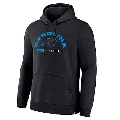 Men's Fanatics Black Carolina Panthers Delay of Game Legacy Pullover Hoodie
