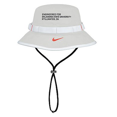 Men's Nike Gray Oklahoma State Cowboys 2025 On-Field Boonie Performance Bucket Hat