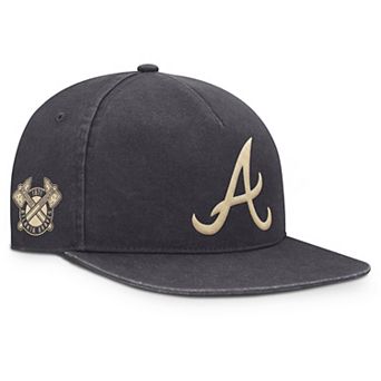 Men's Nike Anthracite Atlanta Braves Monotone Pro Adjustable Hat
