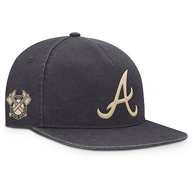 Men's Nike Anthracite Atlanta Braves Monotone Pro Adjustable Hat