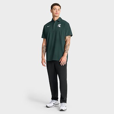 Men's Nike Green Michigan State Spartans 2025 Coaches Sideline Polo