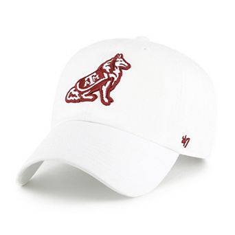Youth '47 White Texas A&M Aggies Reveille Clean Up Adjustable Hat