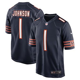 Men's Nike Jaylon Johnson Navy Chicago Bears Game Jersey