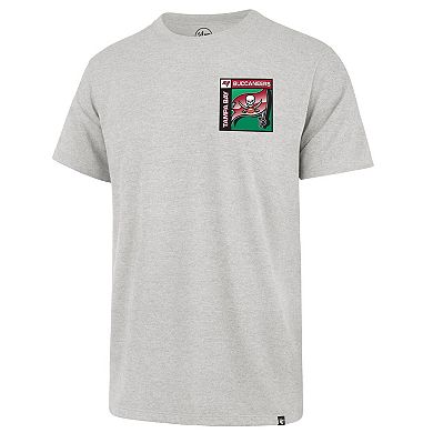 Men's '47 Gray Tampa Bay Buccaneers Chrome Plate Franklin T-Shirt