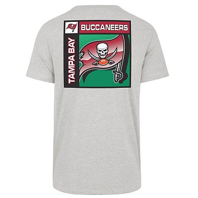 Men's '47 Gray Tampa Bay Buccaneers Chrome Plate Franklin T-Shirt