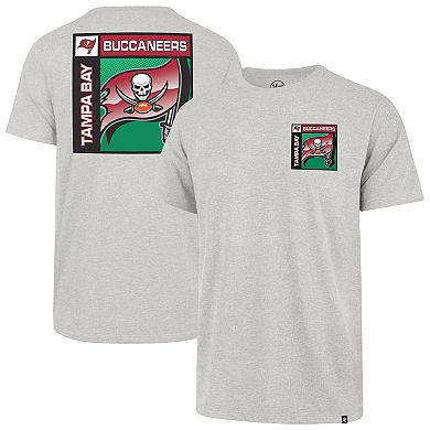 Men's '47 Gray Tampa Bay Buccaneers Chrome Plate Franklin T-Shirt