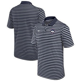 Men's Nike Navy UConn Huskies Victory Stripe Performance Polo