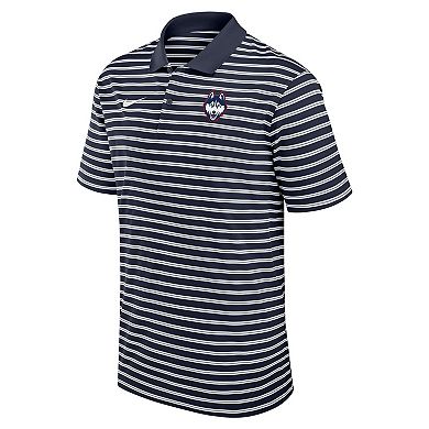 Men's Nike Navy UConn Huskies Victory Stripe Performance Polo