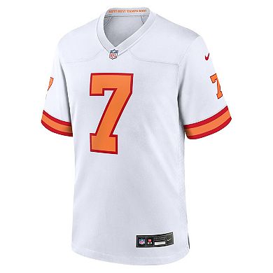 Men's Nike Bucky Irving White '76 Tampa Bay Buccaneers Game Jersey