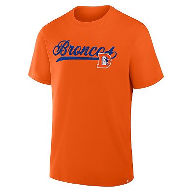 Men's Fanatics Orange Denver Broncos Fluid Motion Legacy T-Shirt