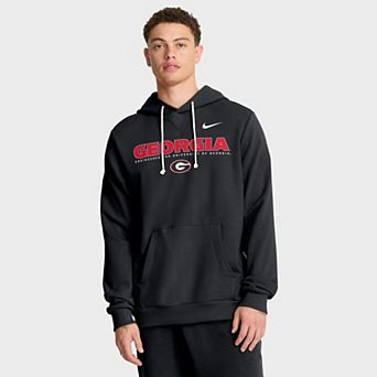 Men's Nike Black Georgia Bulldogs 2025 Sideline Standard Issue Dri-FIT Hoodie