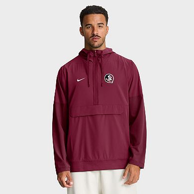 Men's Nike Garnet Florida State Seminoles Anorak Half-Zip Hoodie Jacket
