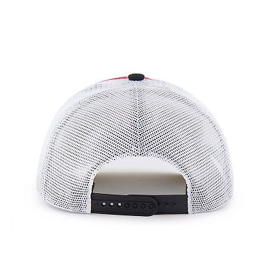 Youth '47 Red/Black NC State Wolfpack Super Stripe Hitch Adjustable Trucker Hat