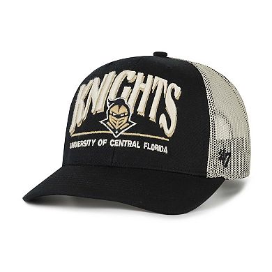 Men's '47 Black UCF Knights Arid Adjustable Trucker Hat