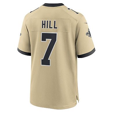 Men's Nike Taysom Hill Gold New Orleans Saints Gameday Golds Alternate Game Player Jersey