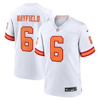 Men's Nike Baker Mayfield White '76 Tampa Bay Buccaneers Player Game Jersey